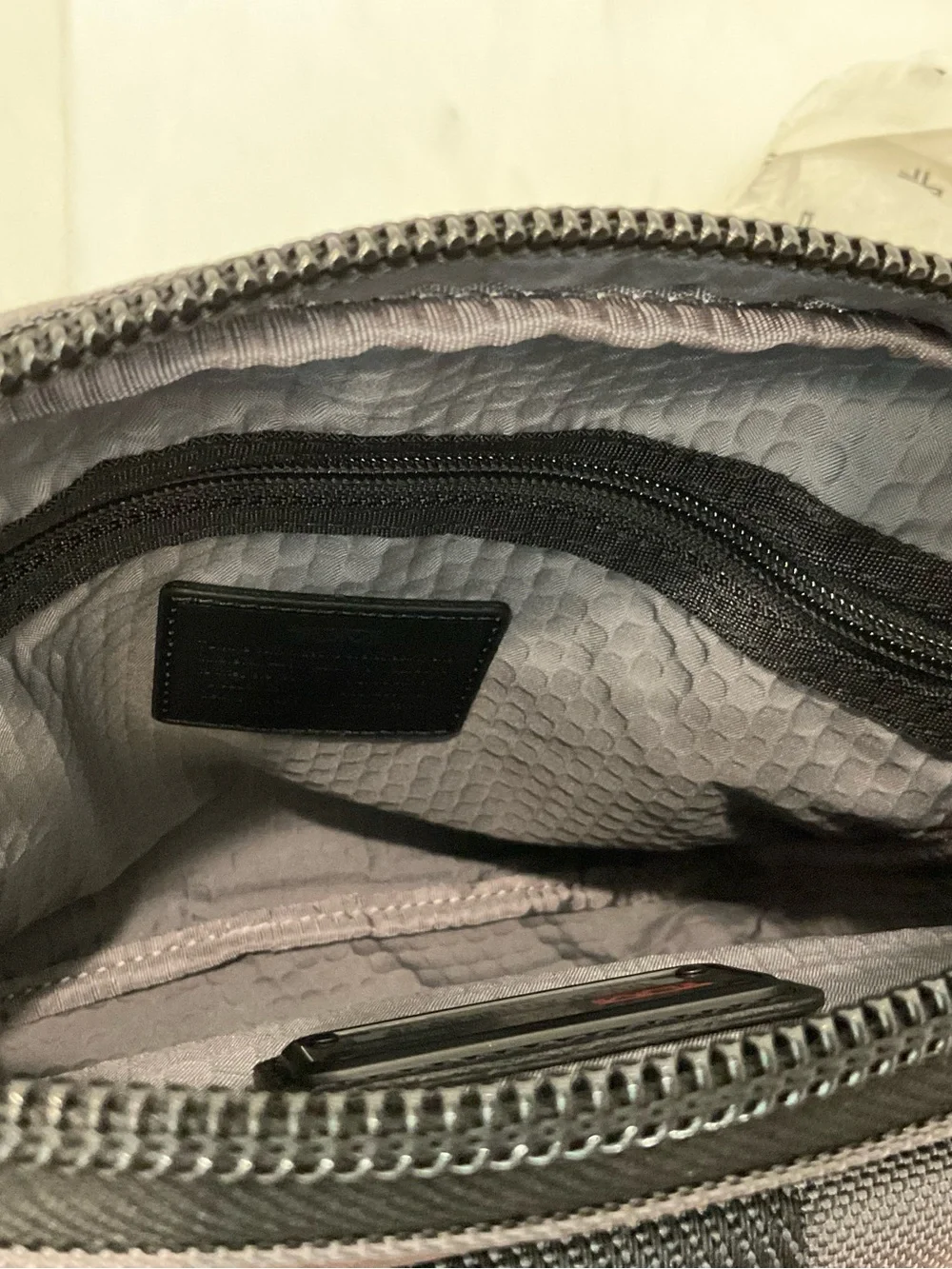 NEW Tumi ALPHA BRAVO JUNIOR 9.5” Ballistic Nylon Sling Crossbody Bag - CHARCOAL